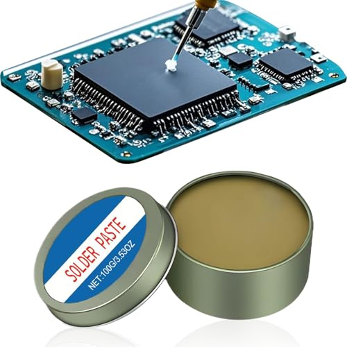 Flux Paste - Lead Free Solder, 100g Professional Tool, Sturdy Precision Application, Multi Material Circuit Board Repair, Sturdy Plumbing Electronics Accessory, Aluminum Copper Use