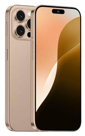 MTGud 4G Smartphone Without Contract, 6.6 Inch HD Screen, 16GB ROM, Android 10.0, 5000 mAh Battery,13MP+16MP Dual Camera, Dual SIM/Face ID Unlock,Basic 4G Mobile Phone (Gold)