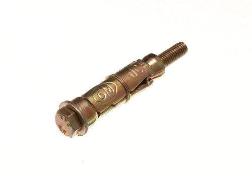 100 x lose Schild Rawl Anchor Bolt M6 6 Mm Bolt 11 mm Sleeve X 60 mm L