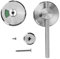 TOPINCN Blocco sportello Indicatore Vuoto Impegnato Indicatore Blocco Privacy Partizione Blocco Serratura Chiusura per WC pubblico WC Bagno