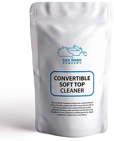 SOFT TOP Cleaner Convertible Roof STAIN & MOULD REMOVER - Fabric Canvas RESTORER (60g Pouch)