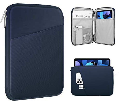 TiMOVO 9-11 Custodia per Tablet per iPad 11 Pollici A16 2025, iPad 10a Gen. 10.9, iPad 10.2, iPad Air 11/5a/4a Gen. 10.9, Galaxy Tab A9 Plus 11, Borsa Protettiva con Tasca, Indaco