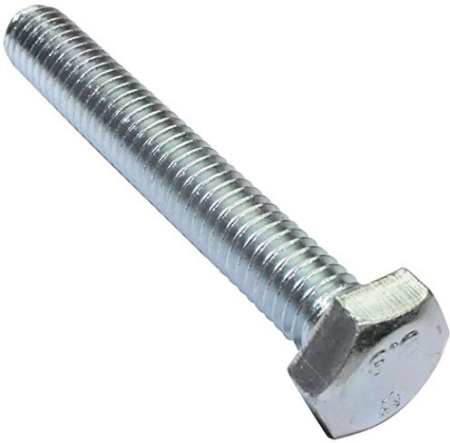 AERZETIX - C47306 - Satz von 50 stück - bolzen schrauben sechskantschrauben M6x40 - mit sechskantkopf - Ø6x40mm - DIN 933 - klasse 8.8 - aus verzinktem stahl - heimwerken - montagewerkzeug eisenwaren