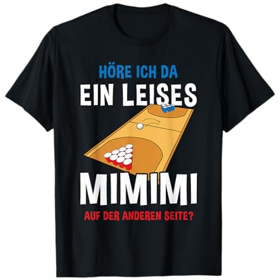 Bierpong Trinkspiel Alkohol Bier Student Party Spiel Motiv T-Shirt