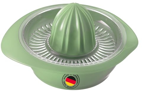 Westmark exprimidor de limón/cítricos con recipiente, diámetro: 18,7 cm, capacidad: 0,5 litros, plástico, Limetta, verde, 3091227M