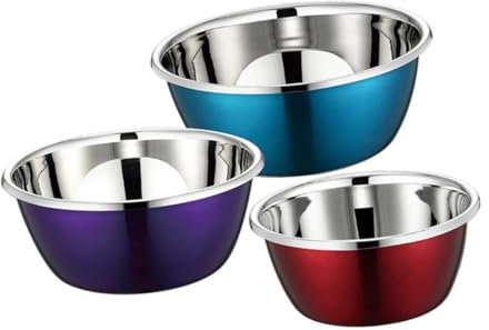 LIFKOME 3stücke Teiliges Schalen Set Multifunktionale Rührschalen Für Küche Lagern Und Servieren Von Lebensmitteln - Für Snacks Und