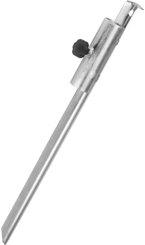 Moritz Sonnenschirmständer Rasendorn Ø 34mm x 50 cm Schirmständer I Bodenhülse für Sonnenschirm I Erdspieß I Sonneschirmhalter I Bodendübel