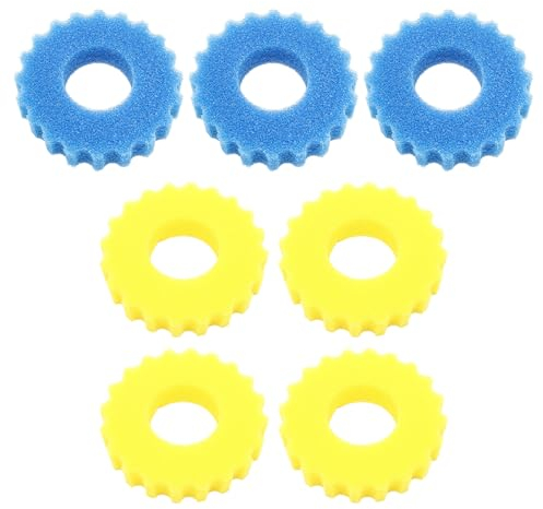 DeWangTradeDD 7 Pz Pond Filter Sponge CPF/CPA-15000 Spugne Compatibile SunSun Filtro per laghetto Spugna filtro ad alta efficienza Spugna biochimica Facile da sostituire Filtro in schiuma per laghetto