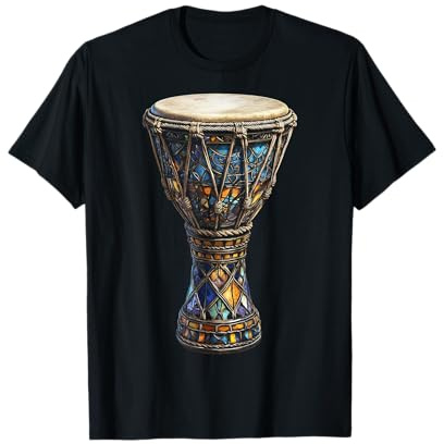 Djembes Musikinstrument Motiv Kunst Djembes T-Shirt