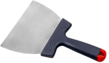 FytStycale Spatule de tempérage en Acier Inoxydable, grattoir à pâte, Outil de décoration au Cacao, pâtisserie, gâteau, résistant à la Chaleur, Facile à Nettoyer