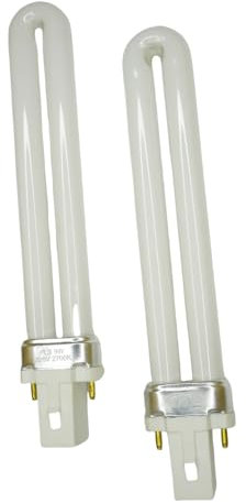 Bynome G23 2 Pin LED Bulbs 9W for Bathroom Light Bulb Fluorescent Tube Energy Saving Lamp (AC220-240V,Pack of 2) (Warm White 2700K)