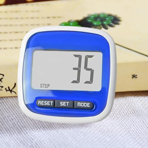Pedometer Step Counter | Clip On Pedometer | Walking Distance Calorie | Counter | Fitness Trackers Step Counter | With Large LCD Display And Clip | For Walking Running