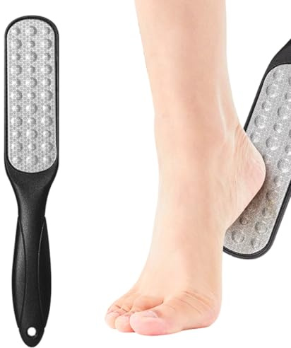 BEPSYOM Doppelseitige Nano Glas Fußfeile zum Hornhautentfernen – Reduziert Hornhaut und Hühneraugen sofort zu Pulver