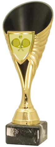tecnocoppe Trophée Padel h 22,50 cm Plaque signalétique personnalisée Hommage