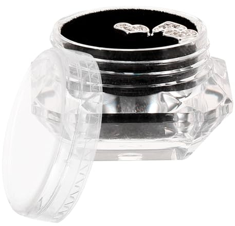 Strass Zahnschmuckset Herzform 1 Kasten Silber Zinklegierung | Imitation Rhinestone, Selbstgemacht Anwendung, Unisex, 3 Stück pro Packung, Kompakte Kasten