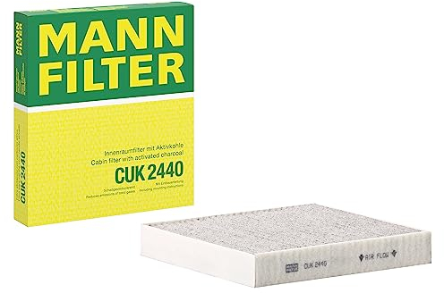 MANN-FILTER CUK 2440 Filtro de aire de cabina - Filtro de Polen con Carbón activado - para Automóviles + Vehículos de transporte