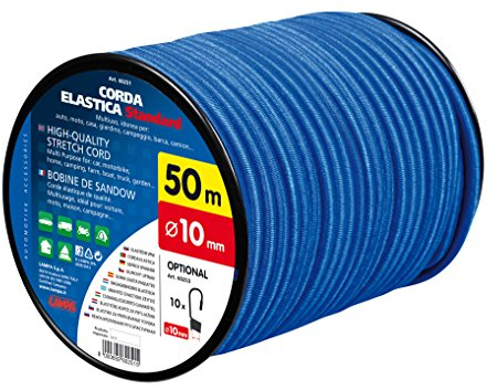 Lampa 60251 Corda Elastica in Bobina, Diametro 10mm, Lunghezza 50 m