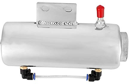 Akozon Alluminio Raffreddamento del Serbatoio del Serbatoio del refrigerante di trabocco 500ML Dimensioni Ingresso 0,4 Pollici per la Cattura dell'Acqua del radiatore