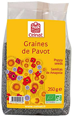 Celnat - Graines De Pavot Bio - 250G - Unité