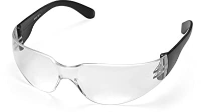 VITO Schutzbrille, Sicherheitsbrille mit Polycarbonat-Gläser und Seitenschutz, EN: 166:2001 zertifiziert, Schutz vor umherfliegenden Partikeln, Ultraviolett-Schutz - VIO2148