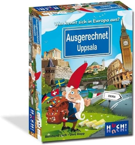 HUCH! Ausgerechnet Uppsala, Für 2 Bis 6 Spieler, 45mm x 180mm x 130mm