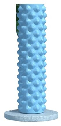 Faszienrolle Schaumstoffrolle, Yoga-Säule, Achse, Fitnessstudio, Muskelmassagerolle, Übung for Rücken, Taille, Oberschenkel, Wirbelsäule, Heimfitnessgeräte(Color:Blue 45x13cm)