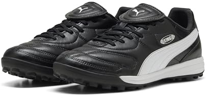 PUMA Unisex King Liga Tt Fußballschuh, Puma Schwarz Puma Weiß Puma Silber, 46 EU
