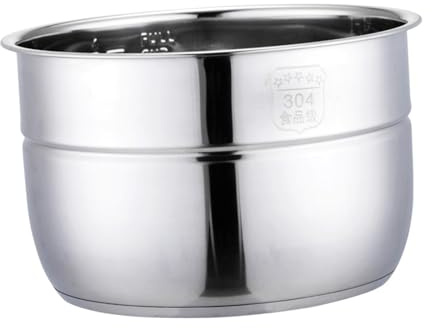 Olla arrocera de Acero Inoxidable, Olla a presión, Recipiente Interior, Repuesto de Olla Interior de 10 l(10l)