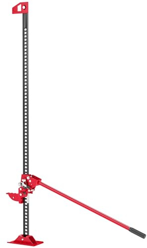 HOMCOM Farm Jack Wagenheber 135 cm 3000 kg Tragkraft Offroad Stockwinde aus Stahl Traktorhochheber Allzweckheber für Geländewagen Traktor ATV LKW SUV