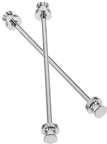 DEARMAMY Set 2 Pezzi Spilla da Colletto Uomo in Lega Argento, Leggera e Facile da Usare, per Outfit Casual e Feste in Costume