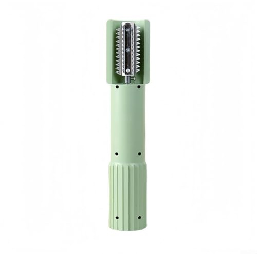 Yuanpgky Détartreur de poisson électrique rechargeable par USB avec lame en acier inoxydable, design portable sans fil, moteur efficace (vert)