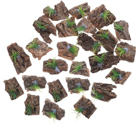 ORFOFE 30 St Korkbark för Terrarier och Akvarier Reptilvänlig Bakgrund Hygienisk och Lättskött Gömställe Säker och Miljövänlig Inredning för Ormar och Ödlor