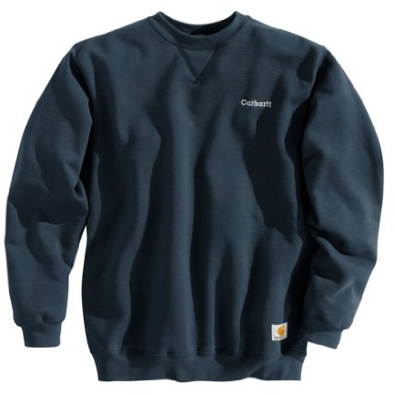 Carhartt herr Tröja Midweight Crewneck Sweatshirt, New Navy, S