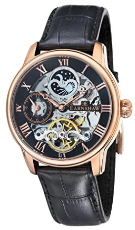 Thomas Earnshaw Herren- Armbanduhr Longitude Analog Automatik