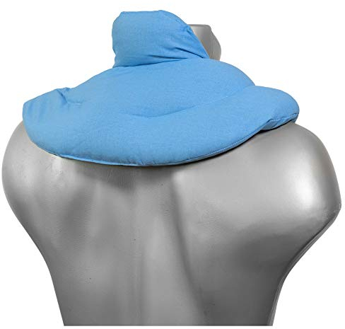 Neck Pillow Light Blue | Cherry Stone Pillow | Warming Neck Cushion, Neck Warmer