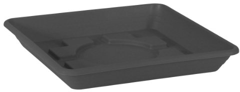 Testrut Untersetzer, Kunststoff, eckig, anthrazit, Schwarz, ca. 50 x 50 x 7 cm