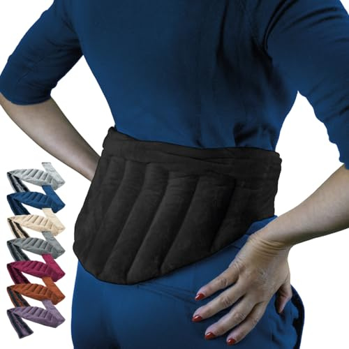 Vivezen - Ceinture lombaire chauffante avec bandes auto-agrippantes réglable taille 36 à 54-4 coloris