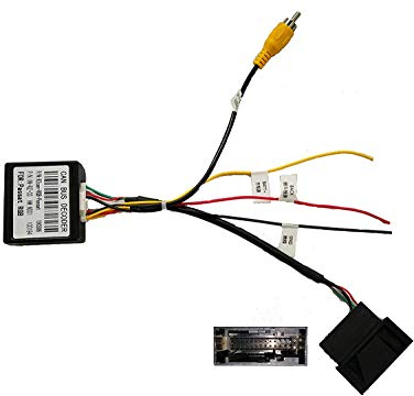 M.I.C. Decoder-P: Original Rückfahrkamera (RNS 310 510) Decoder Adapter zu RCA Video in RGB 12V ersatz für Volkswagen Skoda Seat