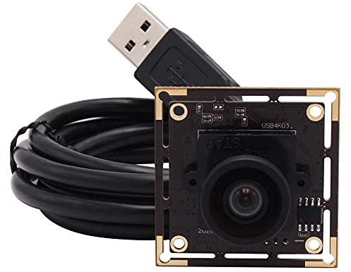 Svpro 4K USB Kameramodul Ultra HD Mini USB Kameraboard mit 110 Grad Objektiv Weitwinkel ohne Verzerrung, Industrie CMOS Kamera mit IMX415 Sensor