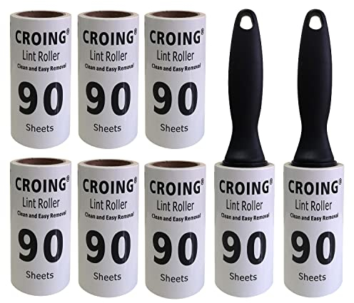 CROING 𝙇𝙞𝙣𝙩 𝙍𝙤𝙡𝙡𝙚𝙧 Refillable Lint Roller (720 Sheets)