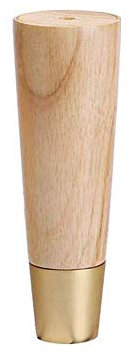 CAZARU Möbelfüße, Sofabeine aus reinem Kupfer, Massivholz, Badezimmerschrank, Stützbeine, Metallfüße
