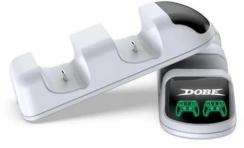 PS5 Accessories - Charging Station for PS5 Controller & Edge Controller, Fast Charge Docking Station with LED Indicator, Accessory Kit for Playstation 5