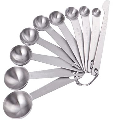 Cabilock Cuchara Medidora Gramos Set De Cucharas Medidoras De Cocina Acero Inoxidable
