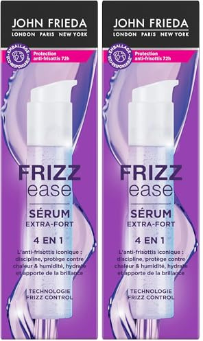 JOHN FRIEDA Frizz Ease Serum, extra stark, 50 ml (Packung mit 2)