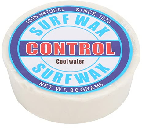 Oreilet Antislip Paraffin Surf Skateboard, Bärbar Anti Slip Paraffin Surf Skateboard Vax Surf Brädtillbehör med Vaxkam (Kallt vattenvax)