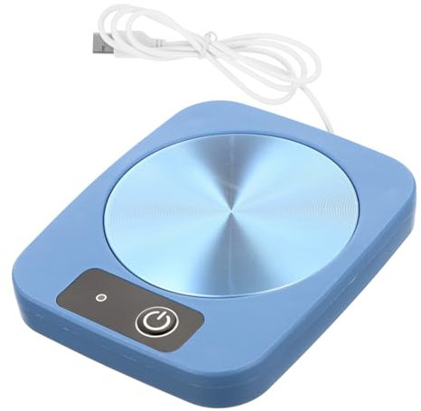 LABRIMP Coffee Cup Warmer USB Electric Beverage Heating Cushion for Coffee Milk and Tea Adjustable Temperature Settings for Home and Office Use