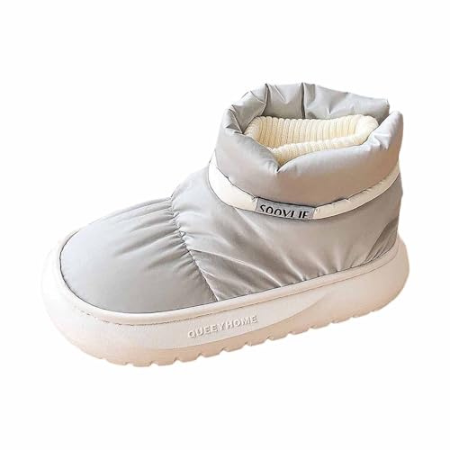 Generico Stivali Da Neve Donna Antivento Scarponi Termiche Doposci Calde Dopo Sci Impermeabili Scarpe Da Neve Invernali Stivaletti Per All'Acqua Trekkin Con Fodera Snow Boots