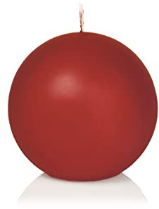 Wiedemann 12x Kugelkerzen in Cellophan 70mm (Rot)