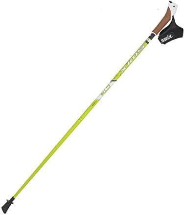 Swix Nordic Walking Stock CT4; Just Klick Schlaufe, Just Go Sport Spitze, PU Kork Griff 1 Paar