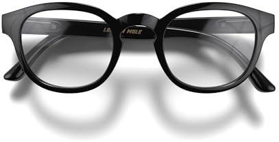 LONDON MOLE® Monalux Occhiali da lettura | Lettori iconici classici fighi | Unisex femminile maschile | Cerniere a molla